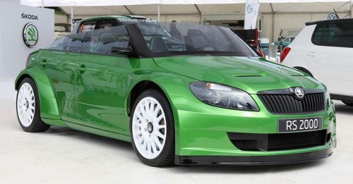 skoda rs2000 concept 1 Skoda Fabia RS2000 roadster blows the lid off things