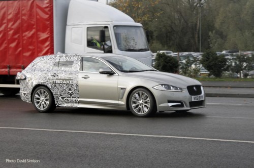 LEAKED: Undisguised rear image of Jaguar XF Sportbrake