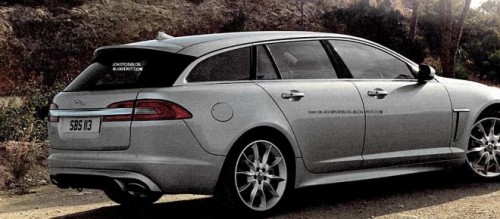 LEAKED: Undisguised rear image of Jaguar XF Sportbrake