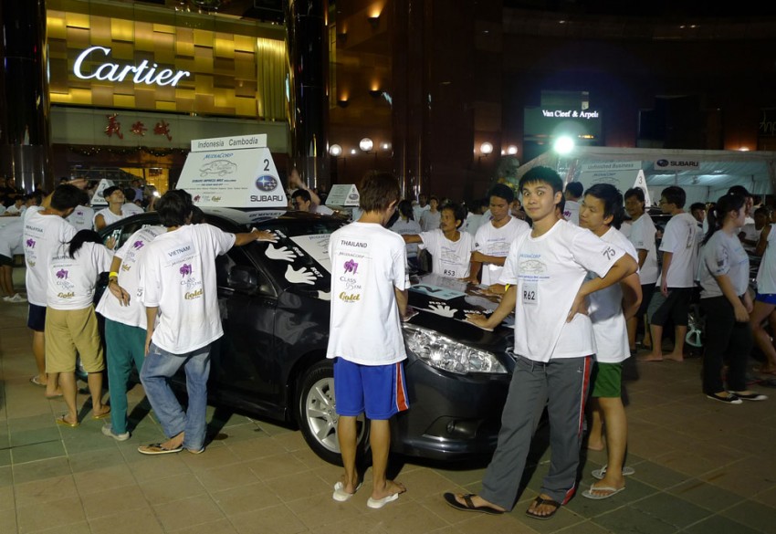 MediaCorp Subaru Impreza WRX Challenge 2011: Half of 10 Malaysians are out, five palms are still on the cars 74608