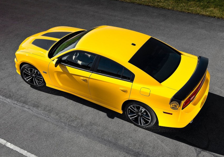 Dodge Charger SRT8 Super Bee asks, Bumble Bee who? 76357