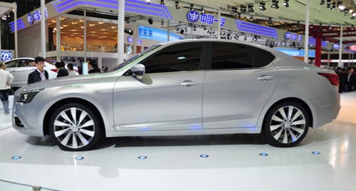 BAIC rolls out T60 concept from old Saab platform