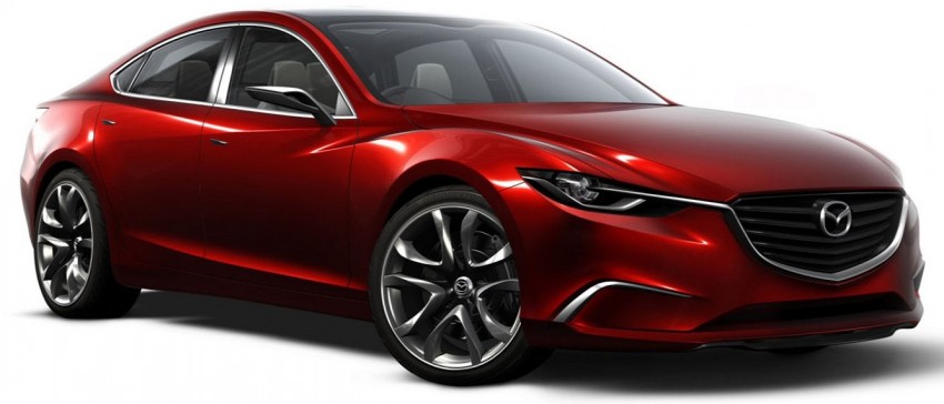 Mazda Takeri – broad hints of the new Mazda6 emerge 73846