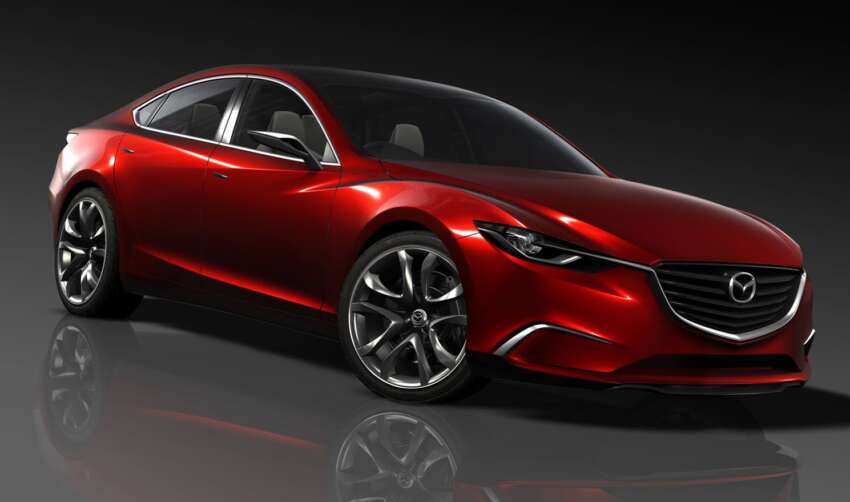 Mazda Takeri – broad hints of the new Mazda6 emerge 73851