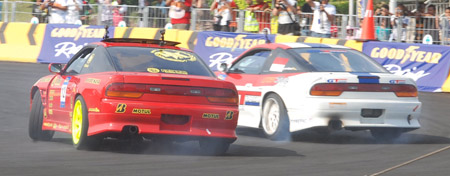 Fanga Dan wins Round 1 of the Goodyear International Drift Series 2010!