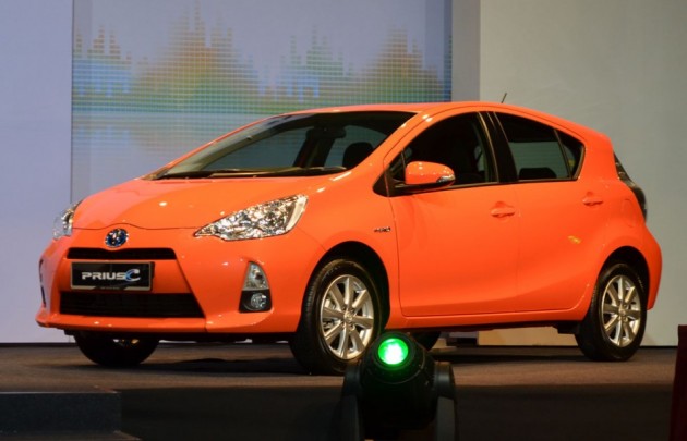 Free 10,000 km service package for the Toyota Prius c
