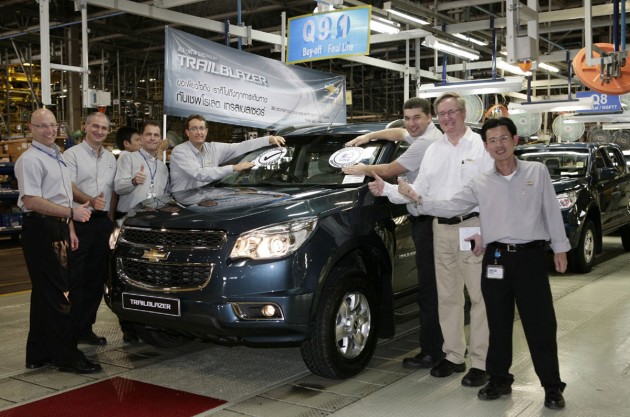 First batch of Chevrolet Trailblazers roll off Thai plant