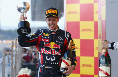 Japanese GP: Sebastian Vettel is the 2011 F1 champion!