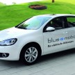 Electric Volkswagen Golf Blue-E-Motion prototype – a preview test drive in Wolfsburg, Germany