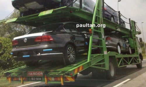 Undisguised VW Jetta and Passat all ready for launch