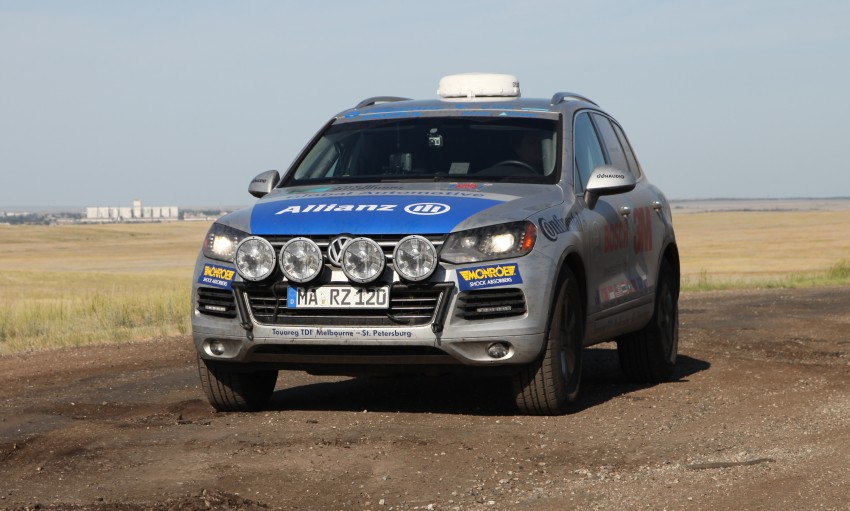 Volkswagen Touareg set for world record drive from Melbourne to St Petersburg – 23,000 km in 16 days 121534