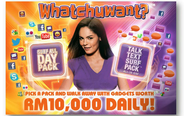AD: Celcom gives you Whatchuwant, and more