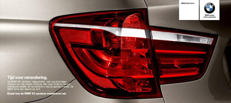 BMW X3 teaser shots revealed by official Dutch website