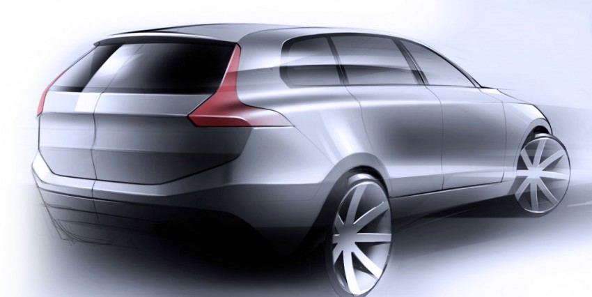 Next gen Volvo XC90 sketches surface with new face 77595