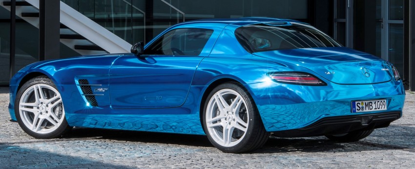 Mercedes-Benz SLS AMG Electric Drive shown in Paris: world’s most powerful production EV 134230
