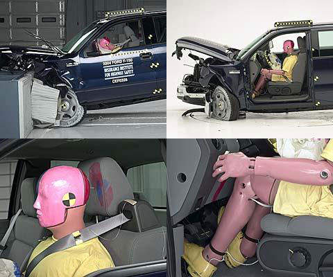 Ford f-150 mini cooper crash test #5