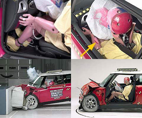Ford f-150 mini cooper crash test #3