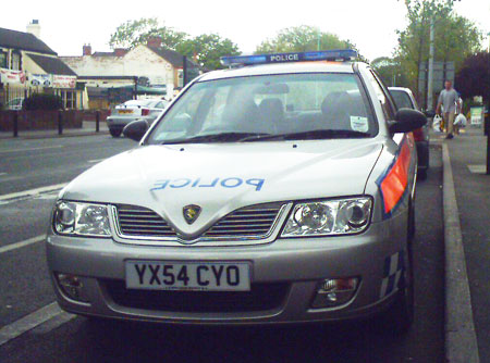 Police Proton Waja in UK