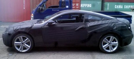 Hyundai S New Rear Wheel Drive V8 Ed Coupe All Wheel Drive Hyundai Coupe Check Out More Spyshots Including One Of A Pretty Sweet Looking Interior That Somehow Reminds Me The Subaru B9