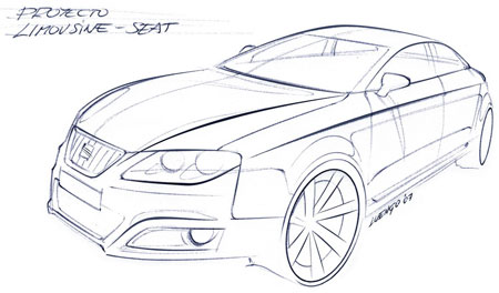 SEAT Bolero Sketch