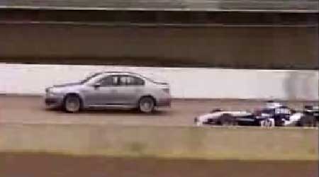 BMW Williams F1 car vs BMW M5