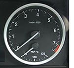 BMW X6 RPM Meter