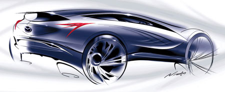 Mazda SUV Sketch