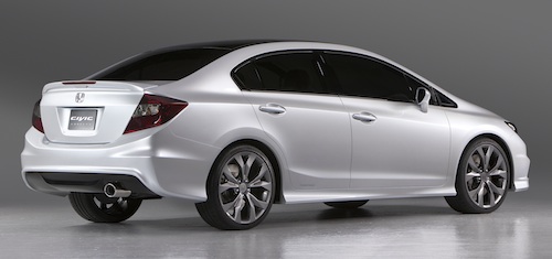 New Honda Civic Concept revealed at Detroit 2011!