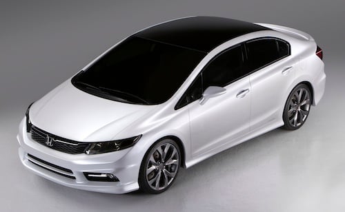 New Honda Civic Concept revealed at Detroit 2011!