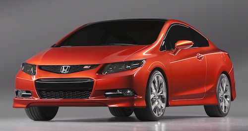 New Honda Civic Concept revealed at Detroit 2011!