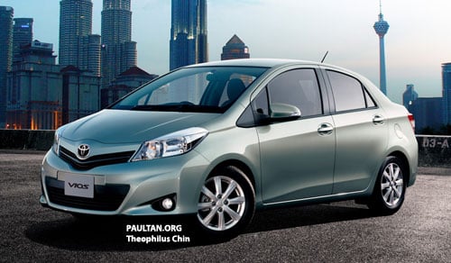 2012 Toyota Vios Artist Impressions based on new Vitz