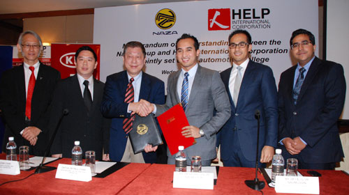 Naza Group and HELP collaborate on automotive college