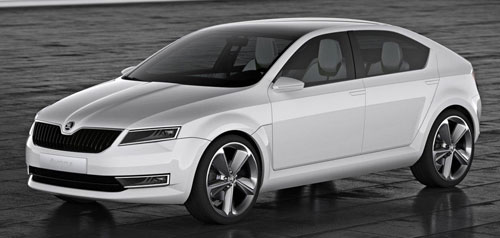 Škoda unveils new logo and VisionD Concept at Geneva
