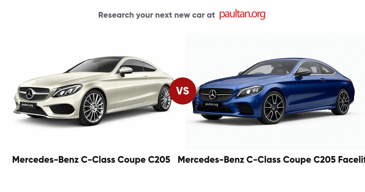 Mercedes-Benz C-Class Coupe: C205 vs C205 Facelift — Old vs New Compared (2026)