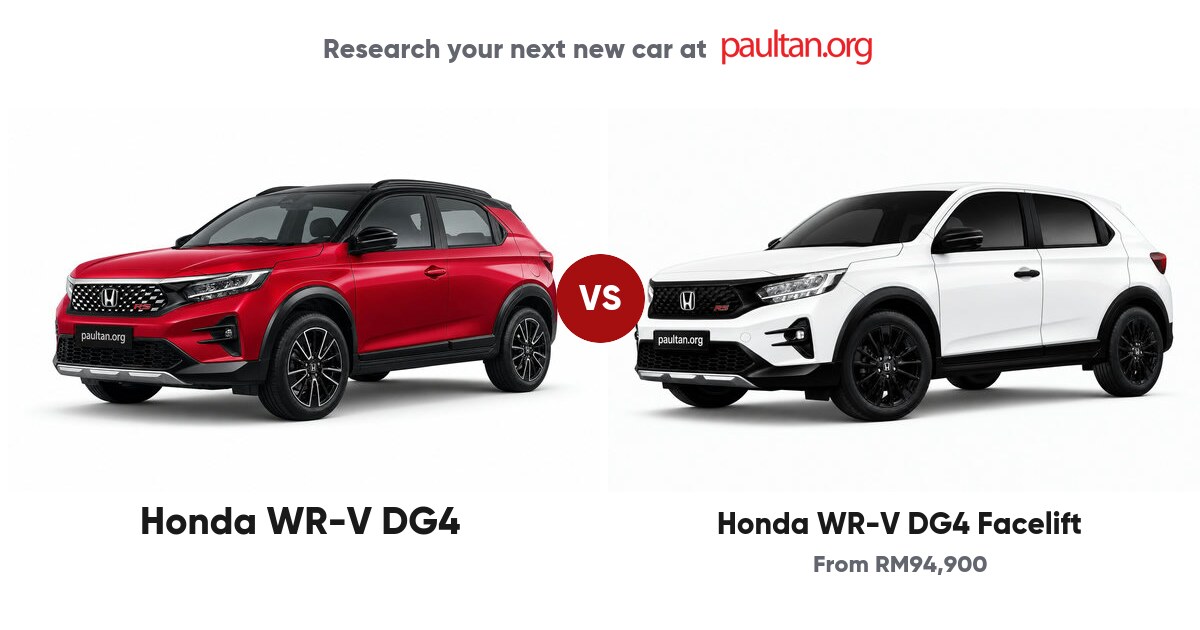 Honda WR-V: DG4 vs DG4 Facelift — Old vs New Compared (2026)