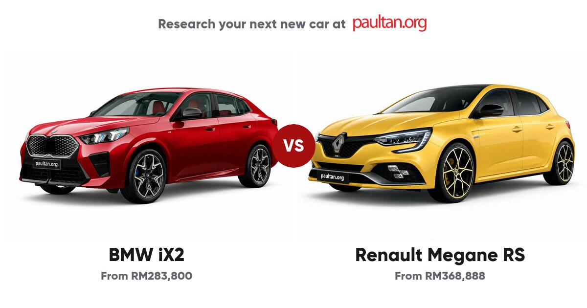 BMW iX2 vs Renault Megane RS: Price, Specs & Which to Buy