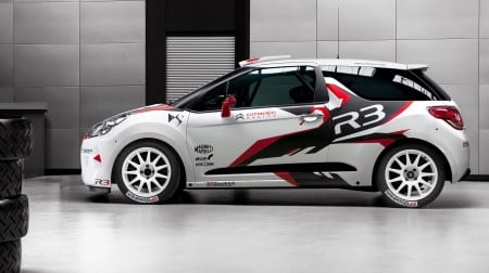 Citroen DS3 R3 rally car for FIA Group R3T regulations