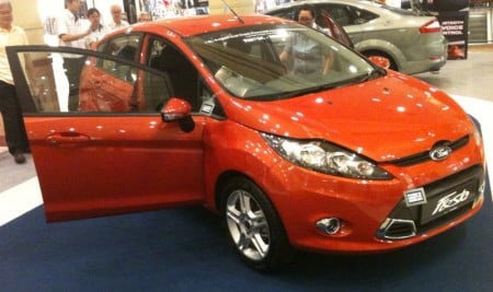 Ford Fiesta with Malaysian spec on display in Penang!