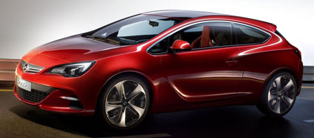 Opel GTC Paris Concept previews three-door Astra hatch