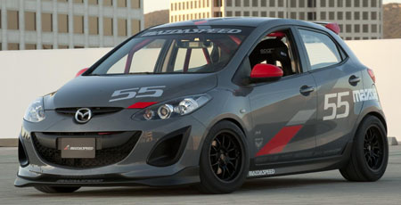 Mazda2 Evil Track and Street concepts served at SEMA