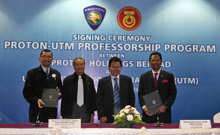 Proton starts “Professorship Program” with Universiti Teknologi Malaysia to inculcate research culture