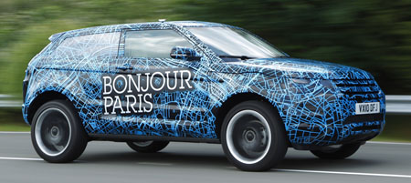 Range Rover Evoque test mules say Hello to major cities