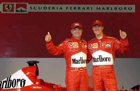 Schumi apologises to Barrichello over dangerous move