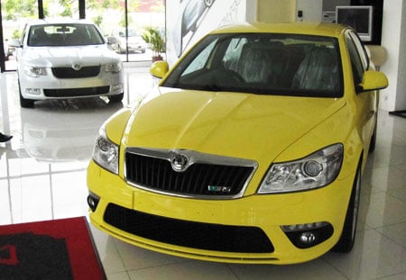 Skoda Superb and Skoda Octavia VRS in Bermaz Glenmarie