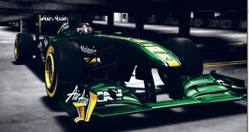Team Lotus unveils first images of its 2011 car, the T128